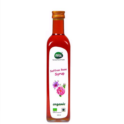 Azil Organic Saffron-Rosewater Syrup