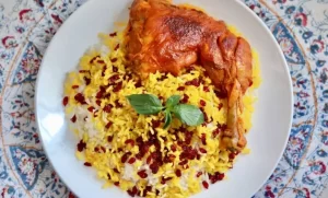 How to prepare barberry pilaf with majlisi chicken 300x181 - Persian Barberries in Dinner Recipes